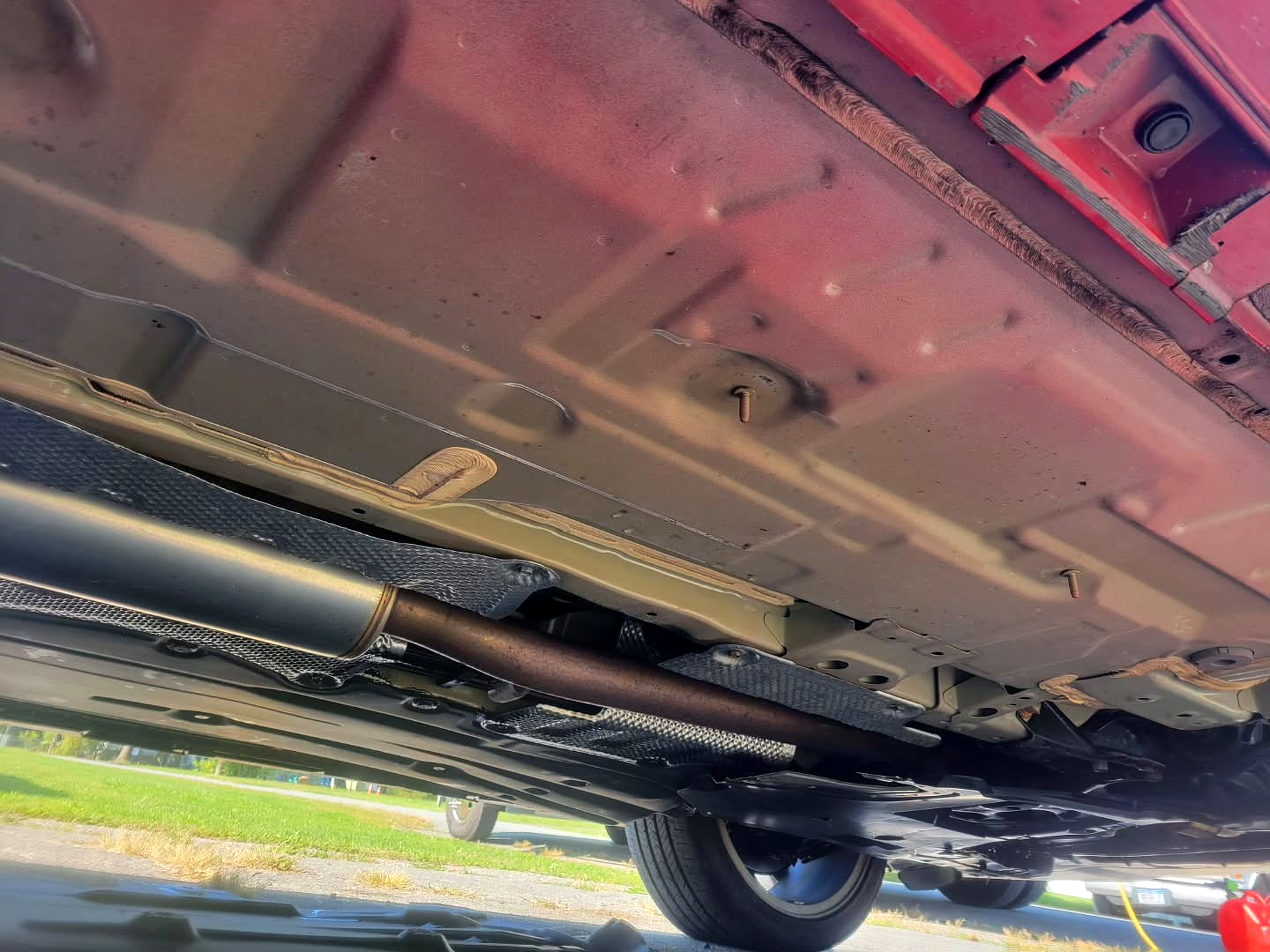 Fluid Film Black application close-up